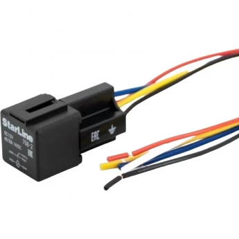 Реле 5-контактное STARLINE SL 5С24V, с держателем, 24В